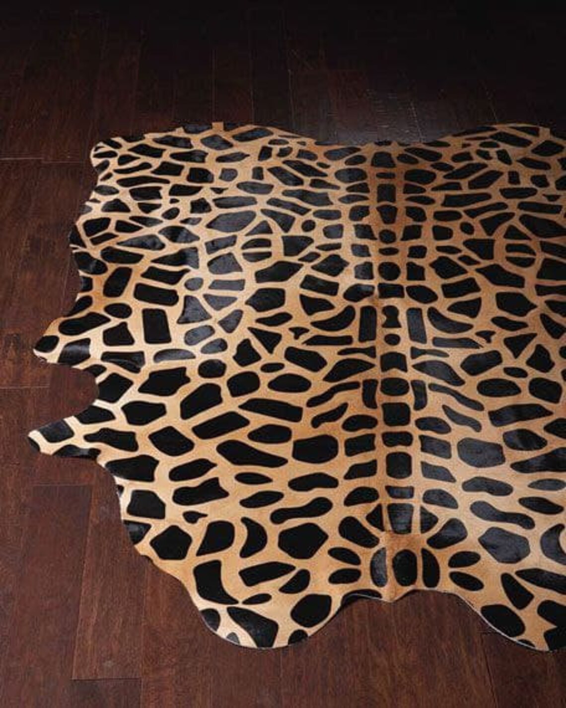 Giraffe Cowhide Rug Natural Cow skin Carpet Genuine Giraffe Etsy