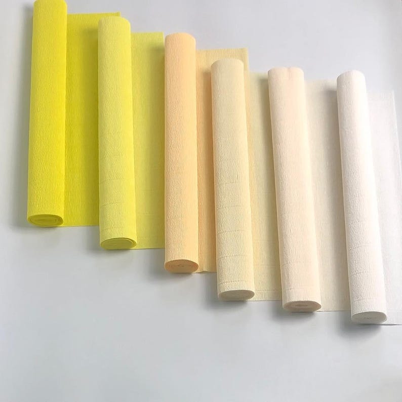 Italian Crepe Paper Rolls, Paper flowers, Wrapping paper, decor, Paper Craft Supplies, Crepe Paper Decor, Table Decor, Florist Gift Wrap