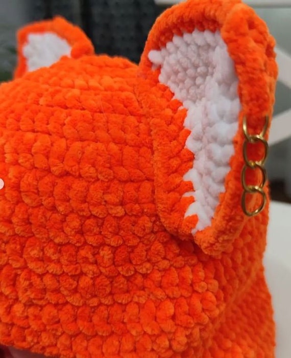 Knitted Fox Balaclava With Ears: Winter Ski Mask - Etsy
