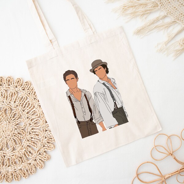 Salvatore Brothers Tote Bag, The Vampire Diaries, Shopping Bag