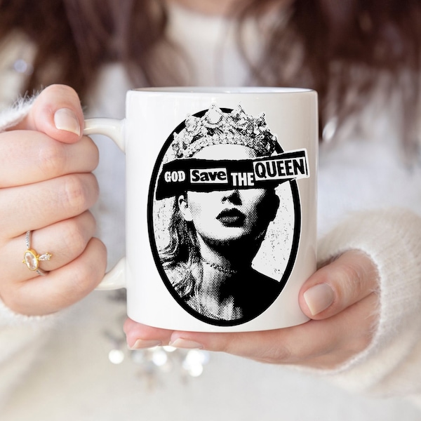 God Save The Queen, Swiftie Mup, Swift Merch, Taylor Fan, Coffee Mug, Swiftea Mug