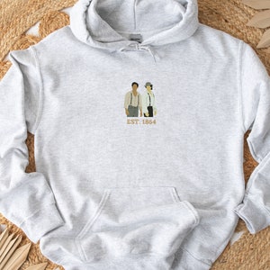 Salvatore Brothers Crewneck, Salvatore Brothers Embroidered, Vampire Fan, Stefan and Damon Salvatore Hoodie image 8