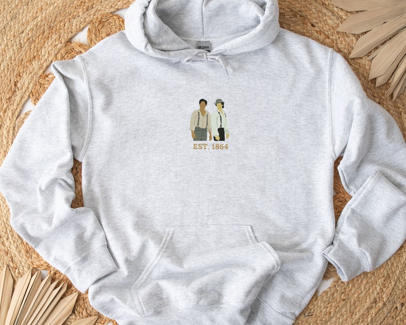 Salvatore Brothers Crewneck, Salvatore Brothers Embroidered, Vampire Fan, Stefan and Damon Salvatore Hoodie image 8