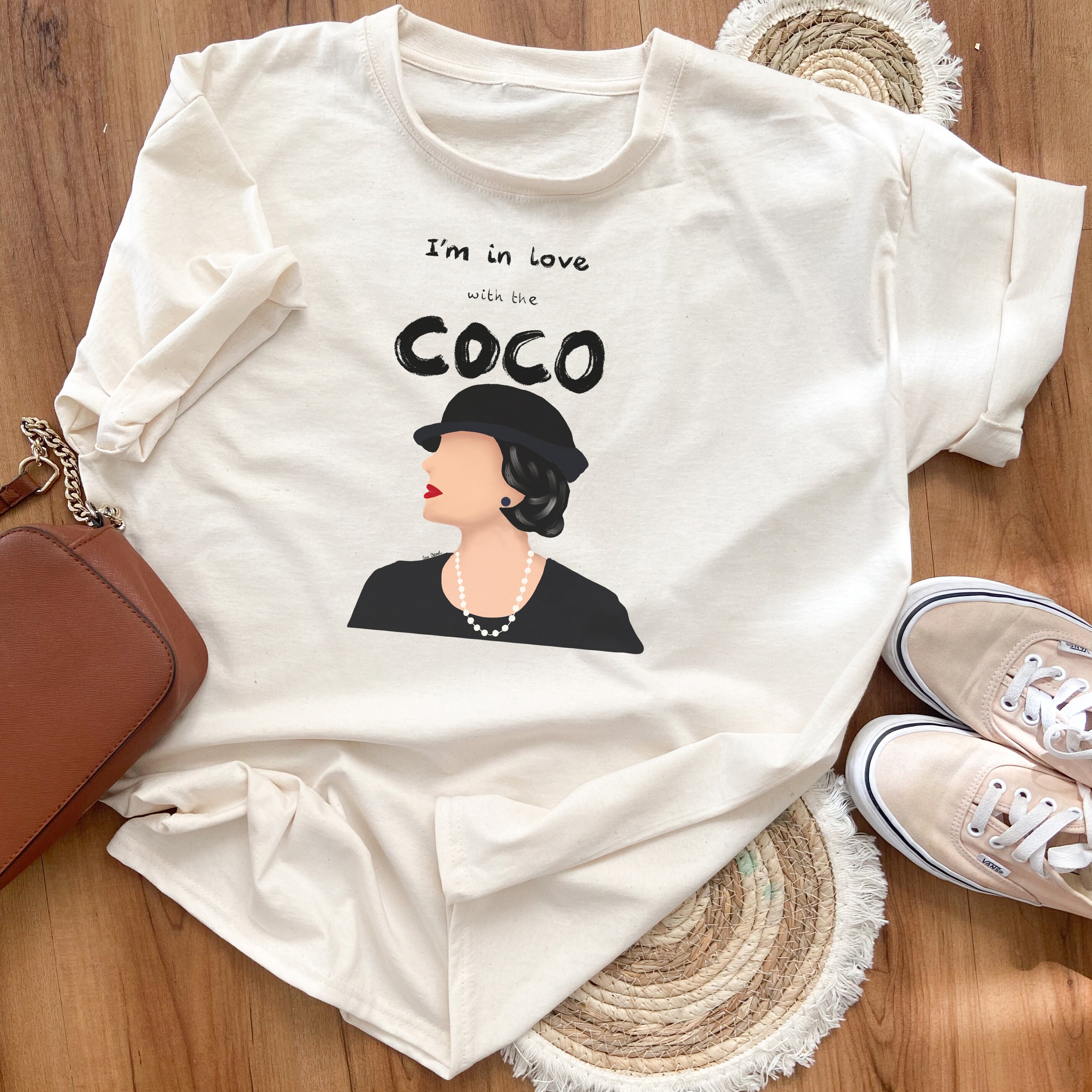 COCO Chanel Tee Mens Fashion Tops  Sets Tshirts  Polo Shirts on  Carousell