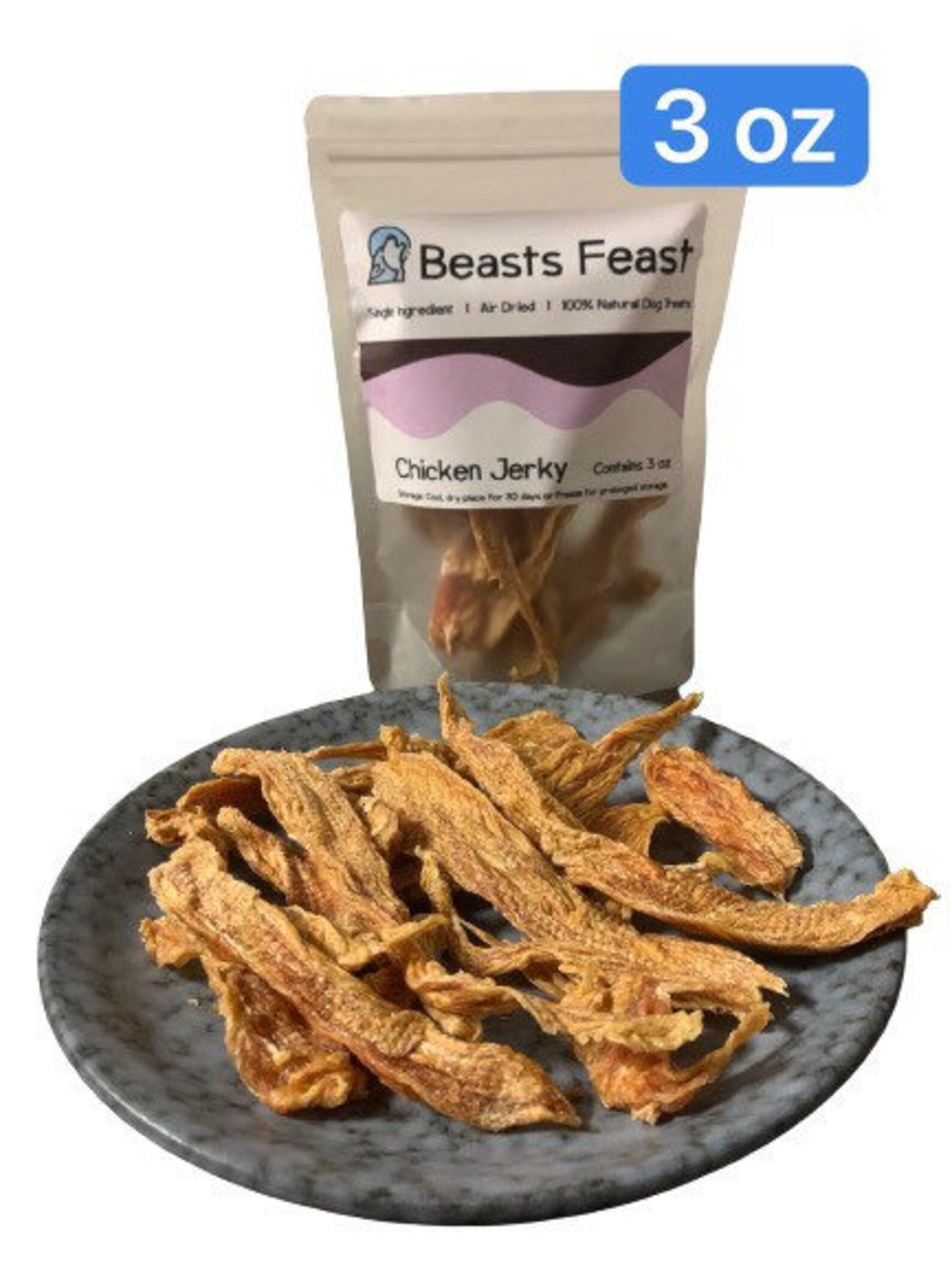 Chicken Strips Chew Dehydrated, Dog Treats, All Natural Chicken Jerky