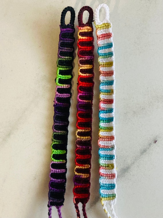 Wave Friendship Bracelet Pattern 2025