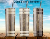 Whiskey Barrel Skinny Tumbler,wood Whiskey barrel 20oz Skinny Tumbler Sublimation Wrap Designs Digital Template PNG rts tumblers Tamara