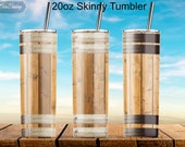 Whiskey Barrel Skinny Tumbler,wood Whiskey barrel 20oz Skinny Tumbler Sublimation Wrap Designs Digital Template PNG tumblers