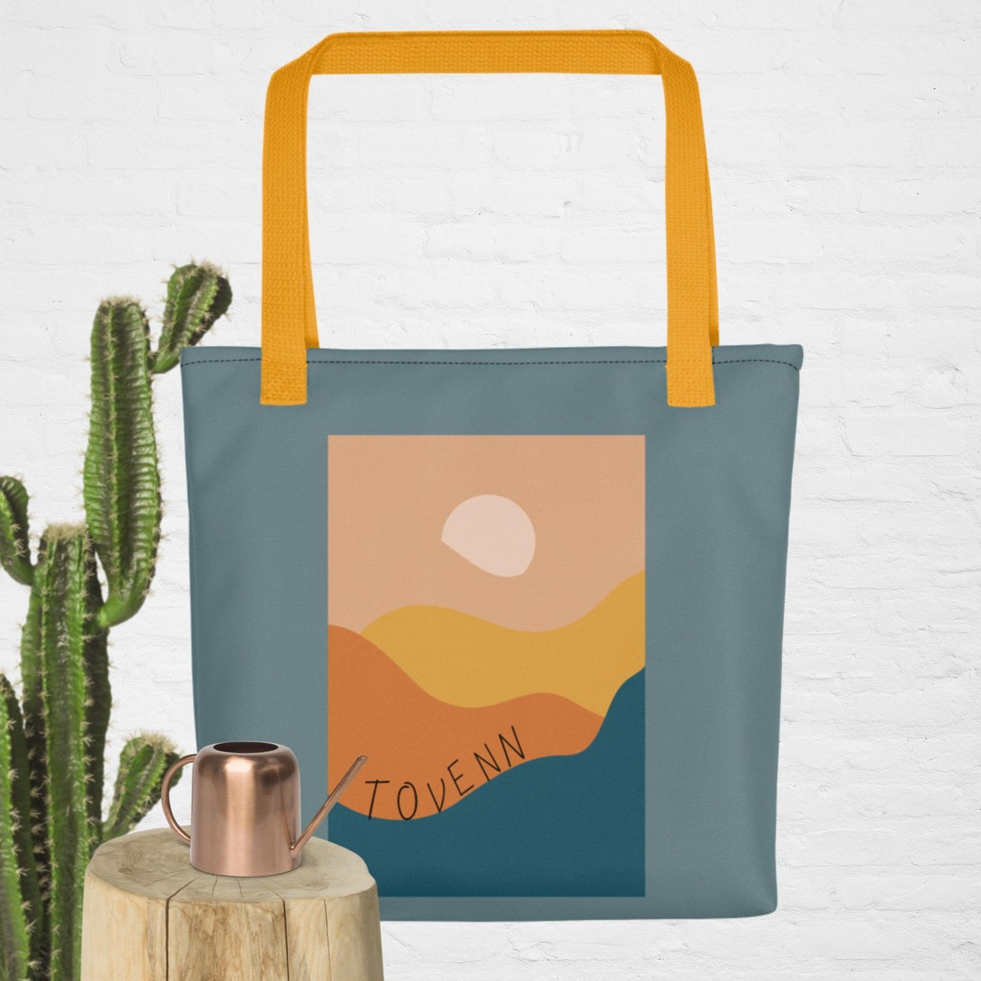 Between the Sunset Mountains Chest Bag