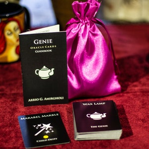 Genie Oracle Deck (Poker Size) and Book Set