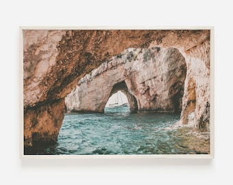 Rock Arch in Cabo, Ocean Rocks Wall Art, Cabo Digital Print, Rock Cliffs Photo, Cabo San Lucas Printable Art, Baja California Wall Art Print