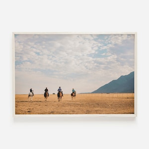 Cowboys Riding To Gather Cattle, Western Ranch Decor, Cowboy Scenery, New Mexico Ranch Poster, Cattle Ranchers, Cowboy Photography