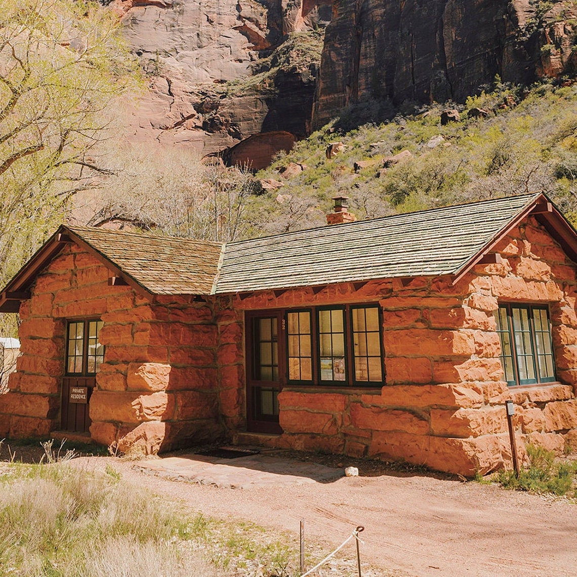 Desert Homestead Cabin in Zion National Park Rustic Cabin Etsy