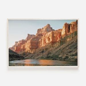 Colorado River, Grand Canyon Sunrise, National Park Print, Arizona Desert, Landscape Photography, Western Wall Decor, Printable Wall Art