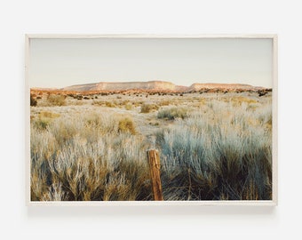 Sagebrush Desert, Sagebrush Wall Art, Utah Landscape, Desert Sagebrush Wall Art, Field of Sagebrush, Farmhouse Decor, Rustic Western Photo