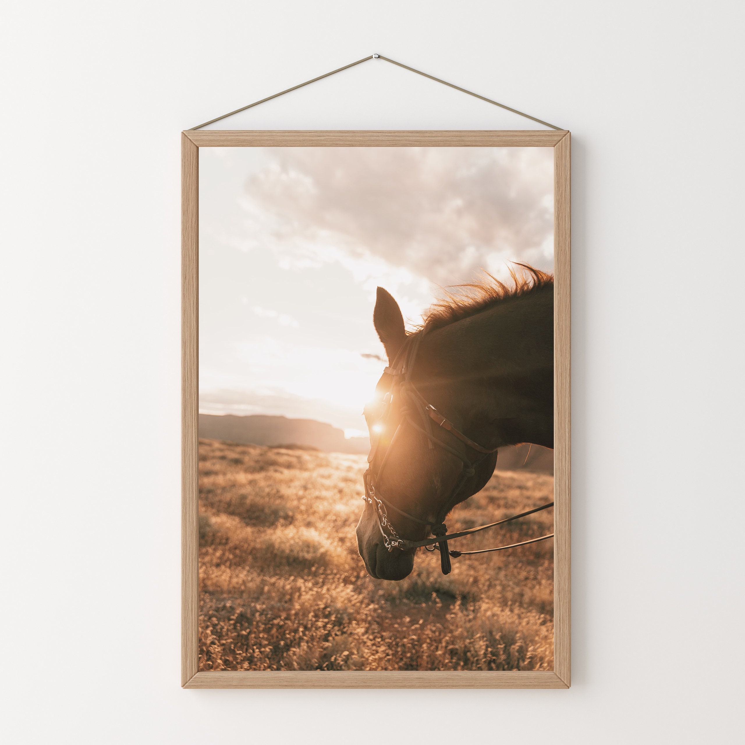 Western Horse Wall Art Farm Animal Print South Western Etsy