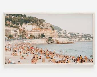 Samsung Frame TV Art, Italian Beach Photo, Coastal TV Art, Italy Beach Print, Amalfi Coast Tv Decor, Italy Frame Tv Art, Samsung Download