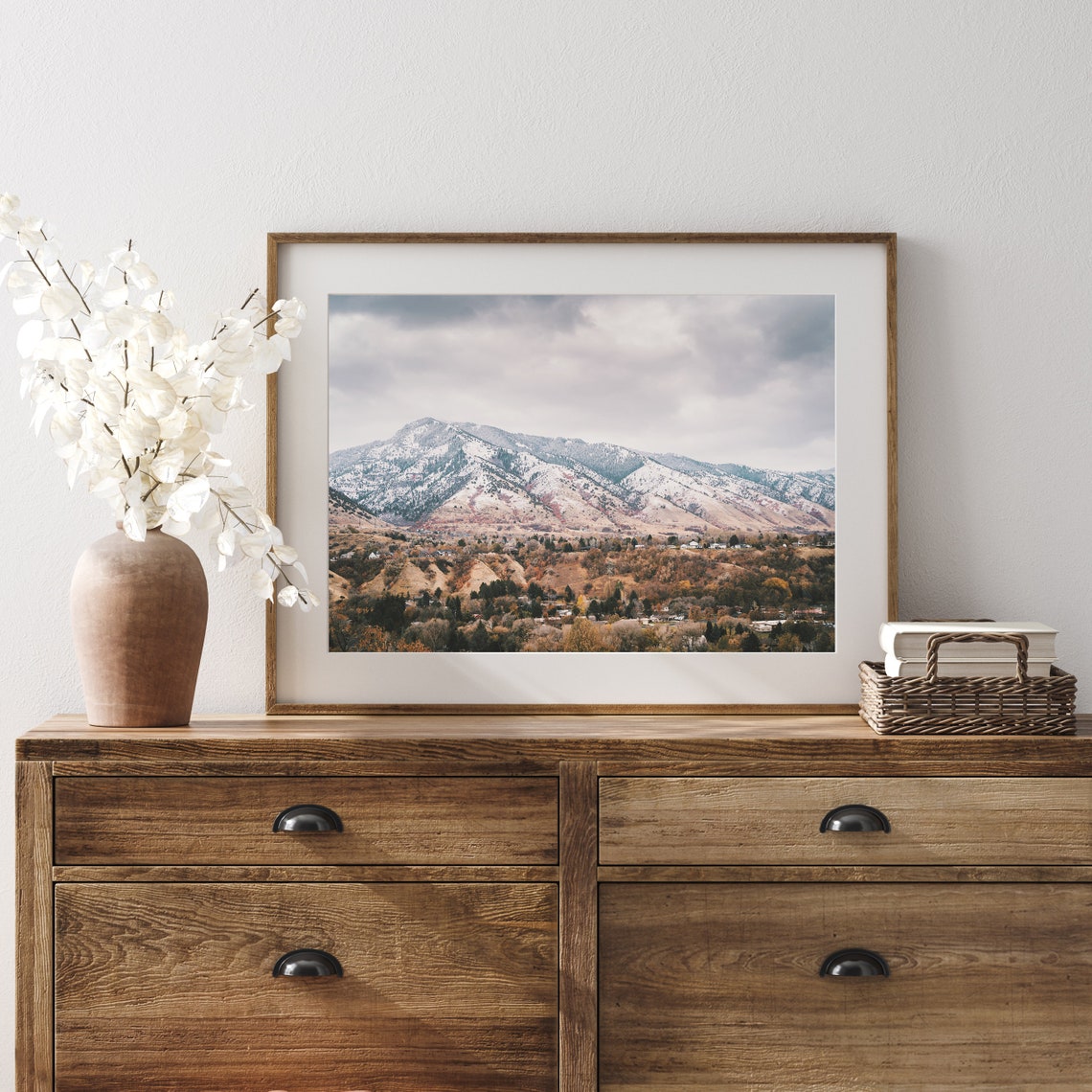Salt Lake City Photo Mountain Town Print Utah Landscape Etsy