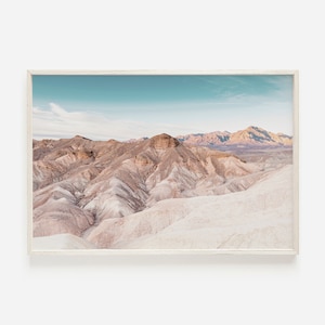 Trockene Wüstenberge, Kalifornien Landschaft, Death Valley Becken, Wüstenwildnis, Berge In der Wüste, trockene Landschaft, Südliche Kalifornien Kunst