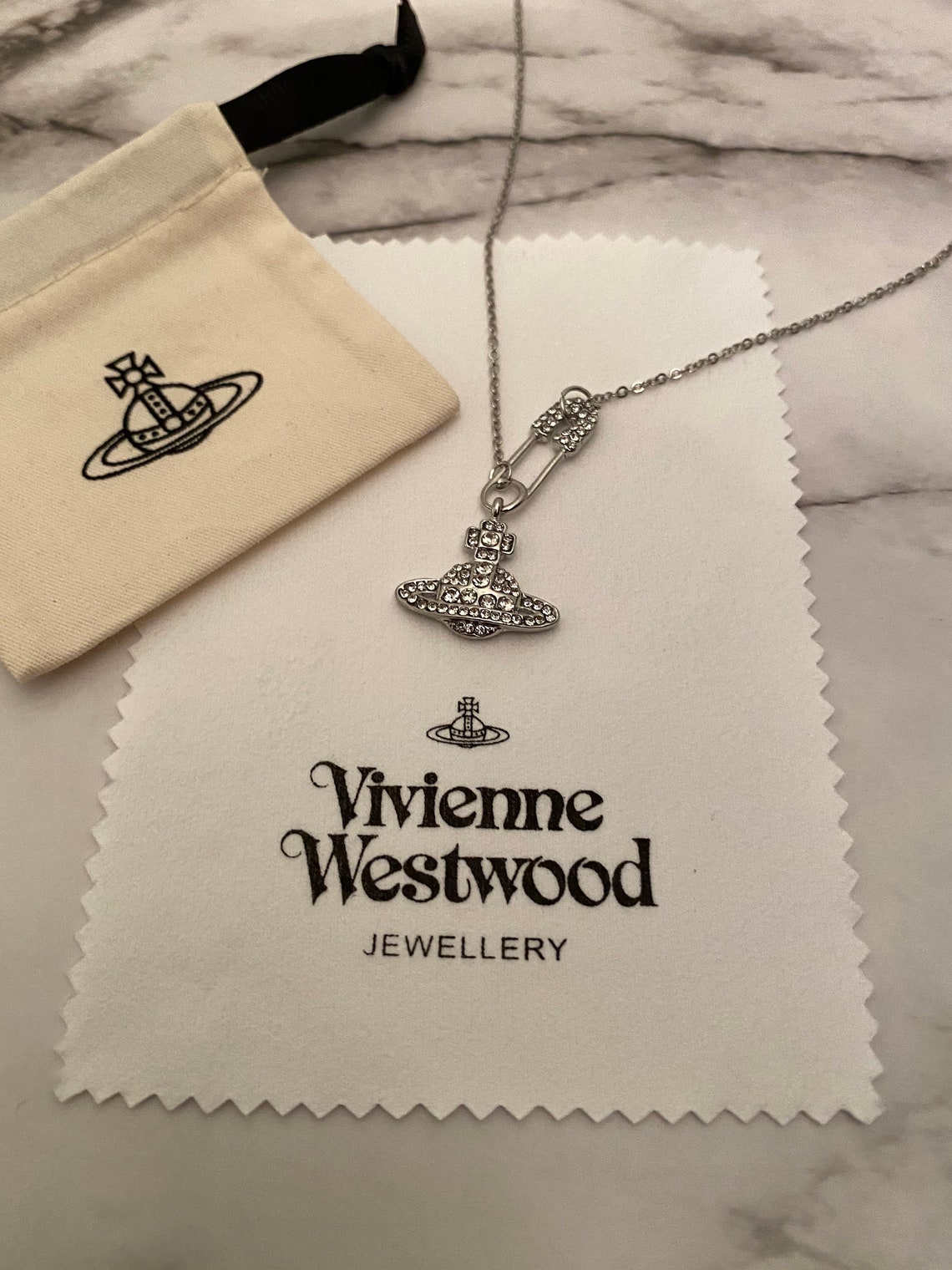 Vivienne Westwood Necklace Silver | Etsy