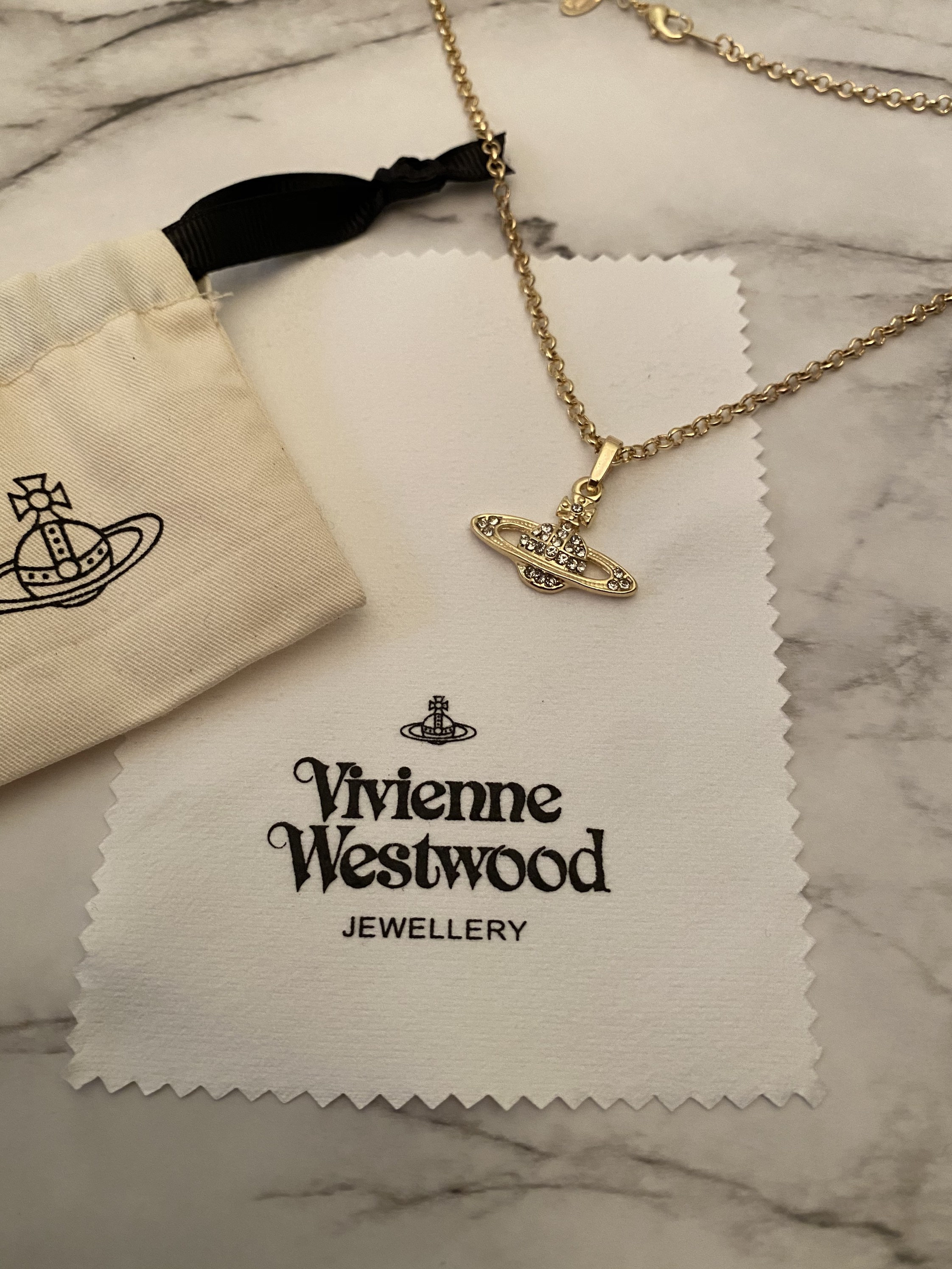 Vivienne Westwood Saturn Necklace - Etsy UK