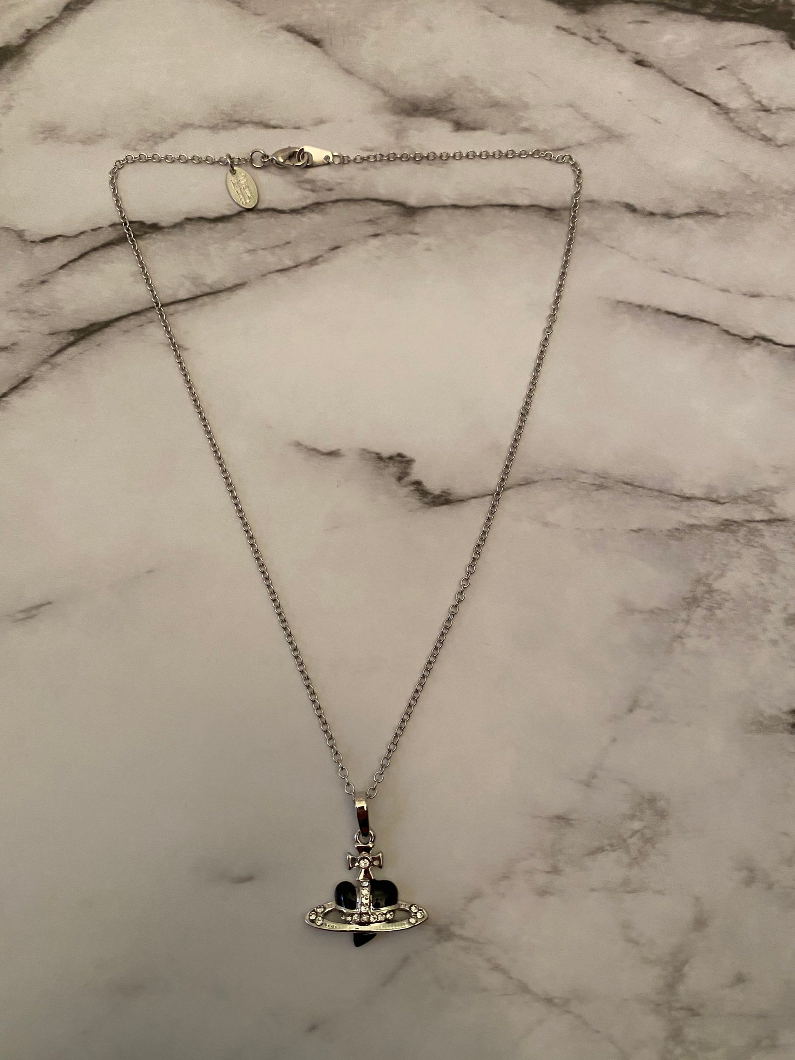 Vivienne westwood necklace heart Clearance