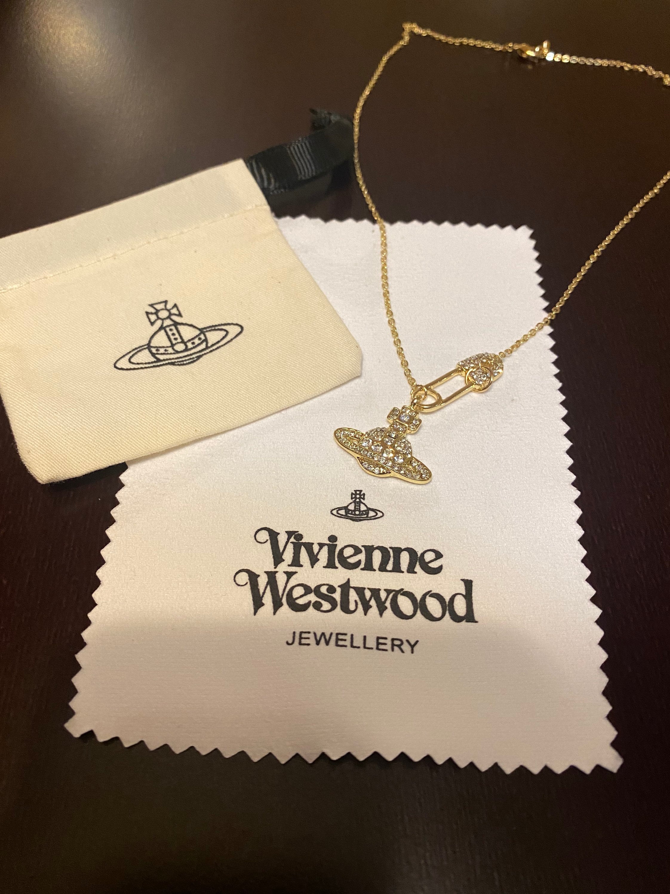 Vivienne Westwood Necklace Gold - Etsy