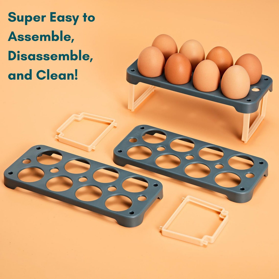 Easter Egg Holder Tiered Egg Tray Egg Storage Etsy