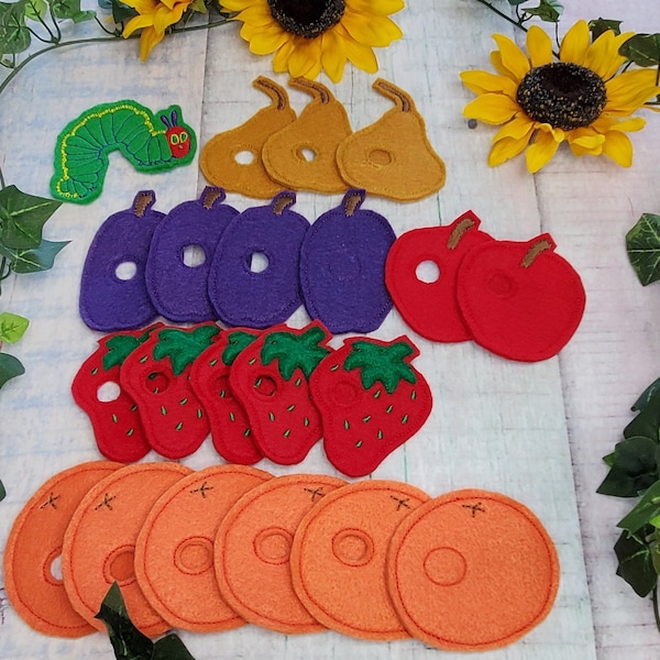 Hungry Caterpillar; Finger Puppets; Felt/Flannel Board, Quiet Time, Travel,  Story Retelling, Learning Activities, Easter Baskets