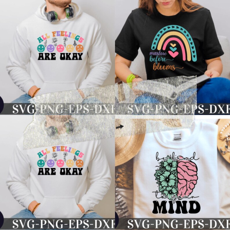 Mental Health SVG Bundle, Positive SVG - Etsy