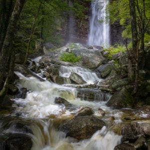 Impressão fotográfica de Stony Kill Falls: Arte de parede da natureza de Catskills