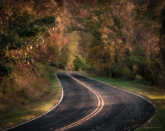 Skyline Drive Autumn Print – Shenandoah Valley Fine Art Photography, Color and Black&White
