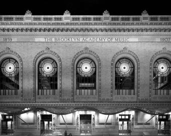 Brooklyn Academy of Music Print – Black and White Architecture Fine Art Photography