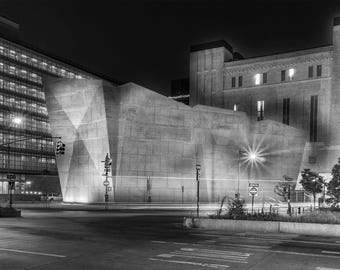 Spring Street Salt Shed Print – Black White NYC Architecture Fine Art Photography