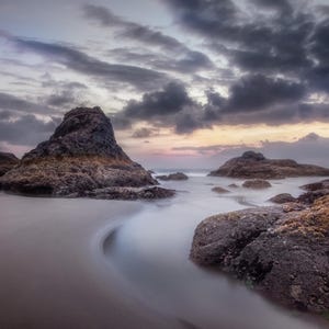 ルビービーチの写真プリント：オリンピック国立公園の壁アート