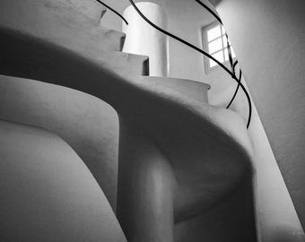 Casa Batllo Staircase Print, Fine Art Architecture Photography