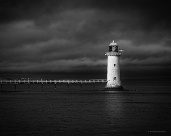 Tarbert Lighthouse Print – Ireland Coastal Fine Art Photography