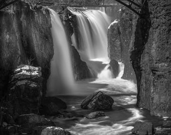 Great Paterson Falls Print, New Jersey Historical Fine Art Photography