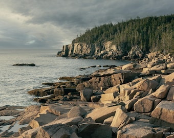 Otter Cliff Print, Acadia National Park Fine Art Photography