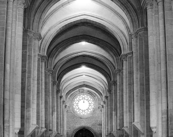 Batalha Monastery Print – Gothic Arches, Portugal Travel Fine Art Photography