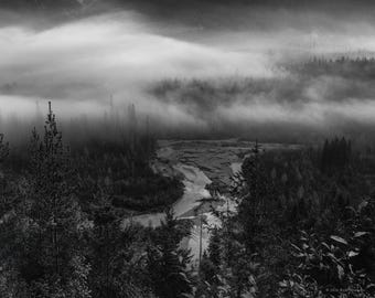 Canadian Rockies Landscape Print, Banff National Park Fine Art Photography