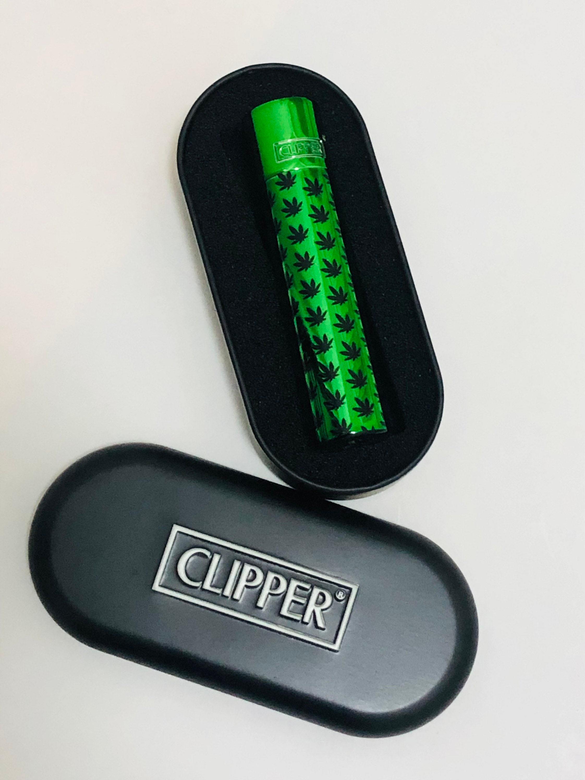 Briquet Clipper Leaf - Briquet rechargeable - So Green Shop