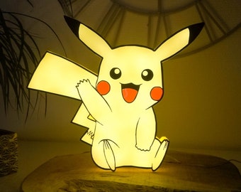 Veilleuse Pokemon Pikachu SLaura tle pour enfants, petites lampes de livre,  lampe de lecture à piles, décoration de chambre, cadeau