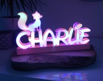 Veilleuse Renard Etsy