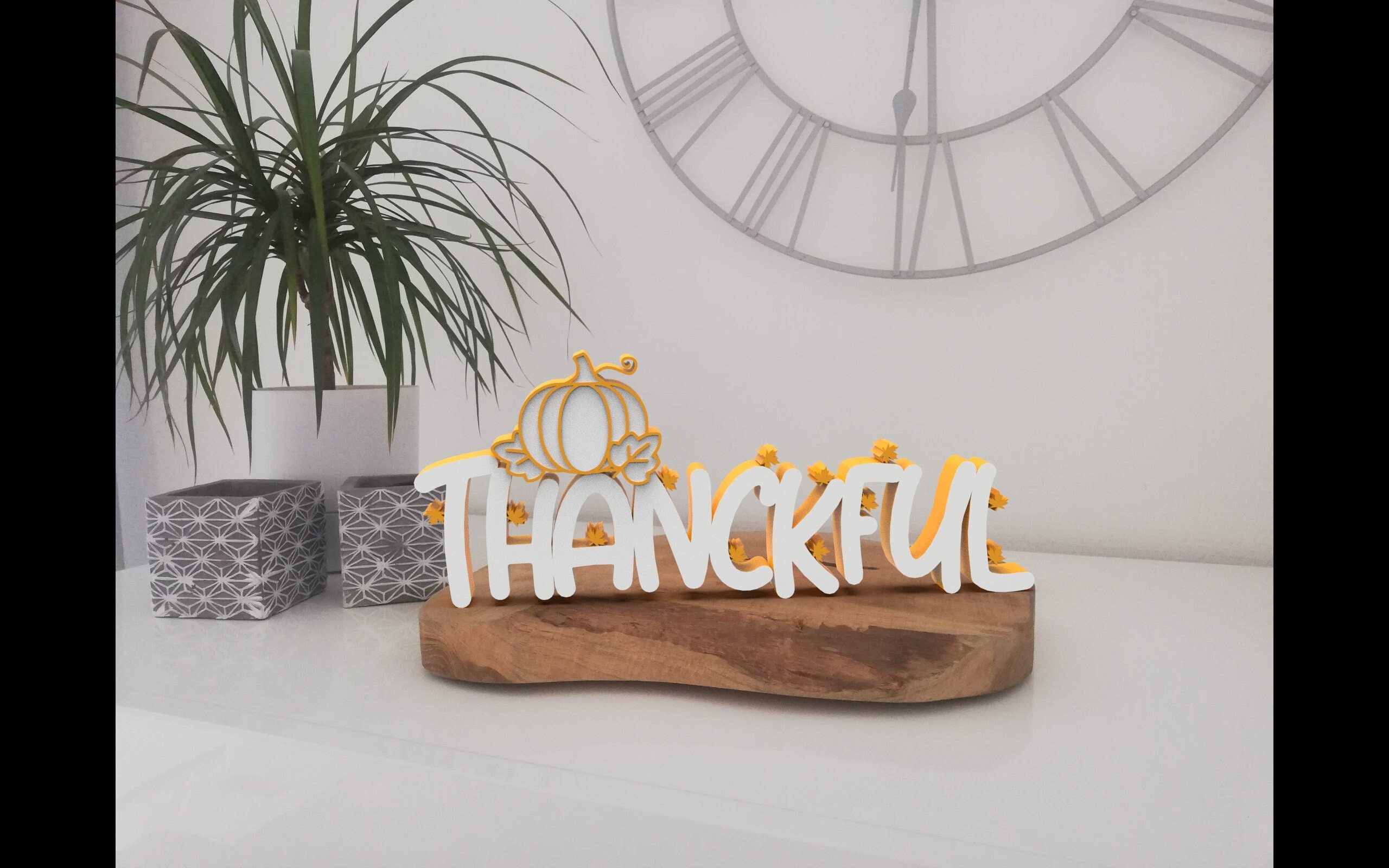 Thanksgiving, Lampe Citrouille, Décoration de Fête, Thanckful