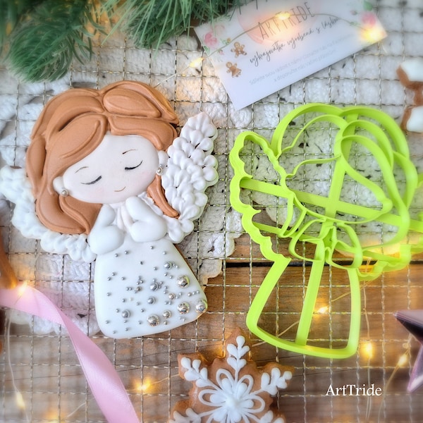 Angel cookie cutter