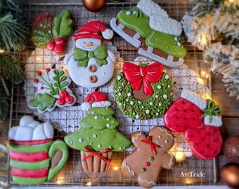 Set de cortadores de galletas de Navidad