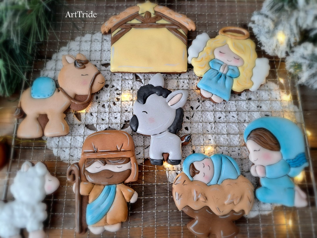 Nativity Scene Cookie Cutter Etsy