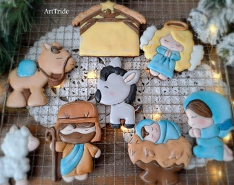Nativity scene cookie cutter