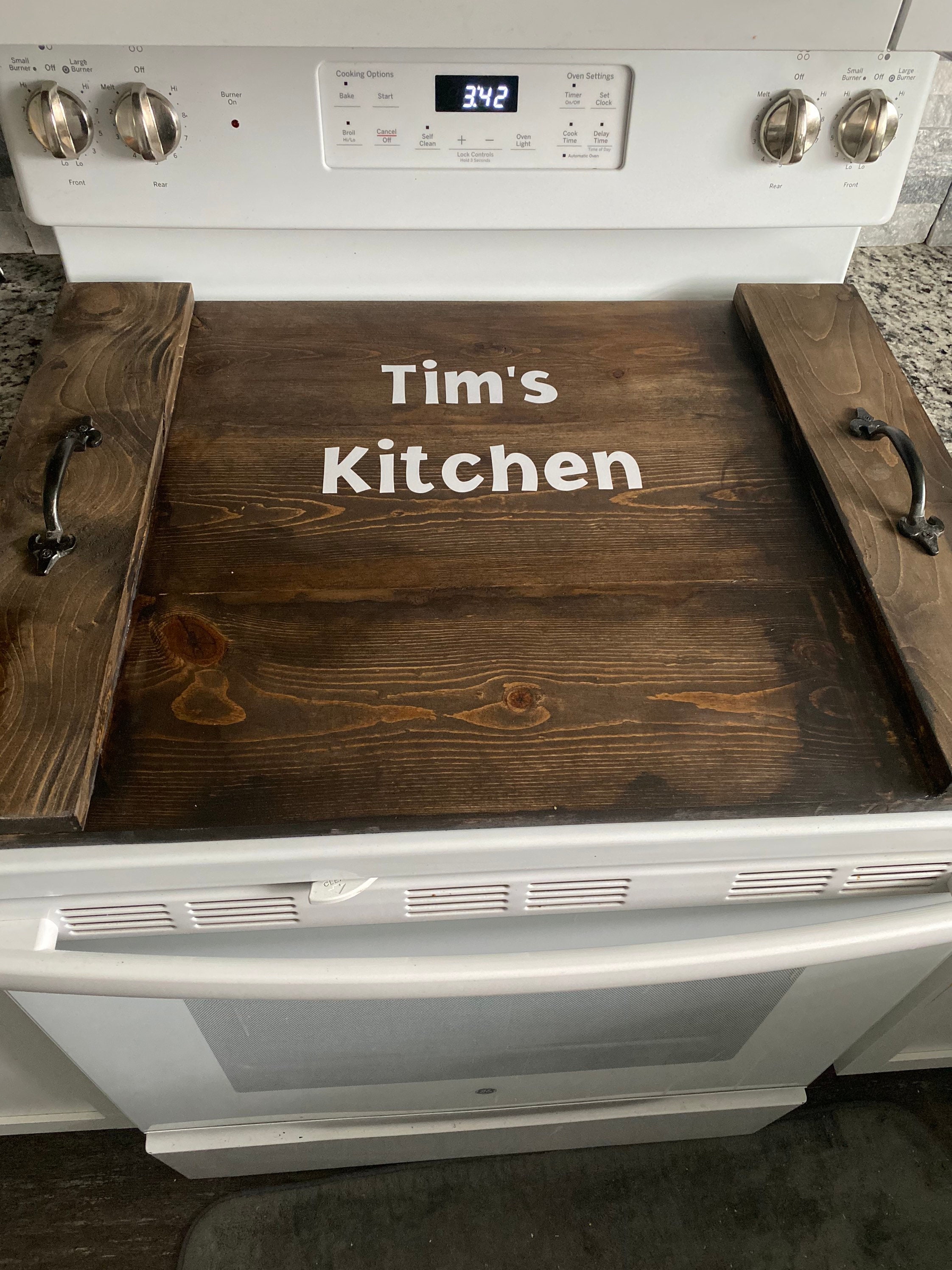 Cooktop Cover Custom Serving Tray Stove Top Cover Noodle Etsy